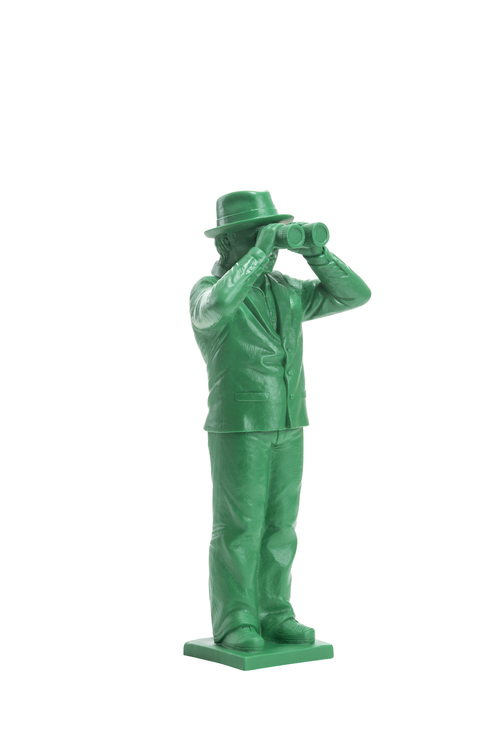 Weltanschauungsmodell IV (Anmerkung zu Beuys) grün