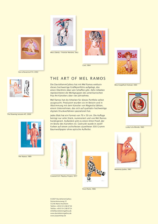 Portfolio: The Art of Mel Ramos