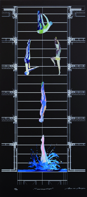 Turmspringer (mit Buch)