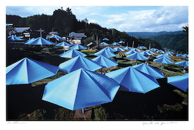 Blue Umbrellas Fotoedition